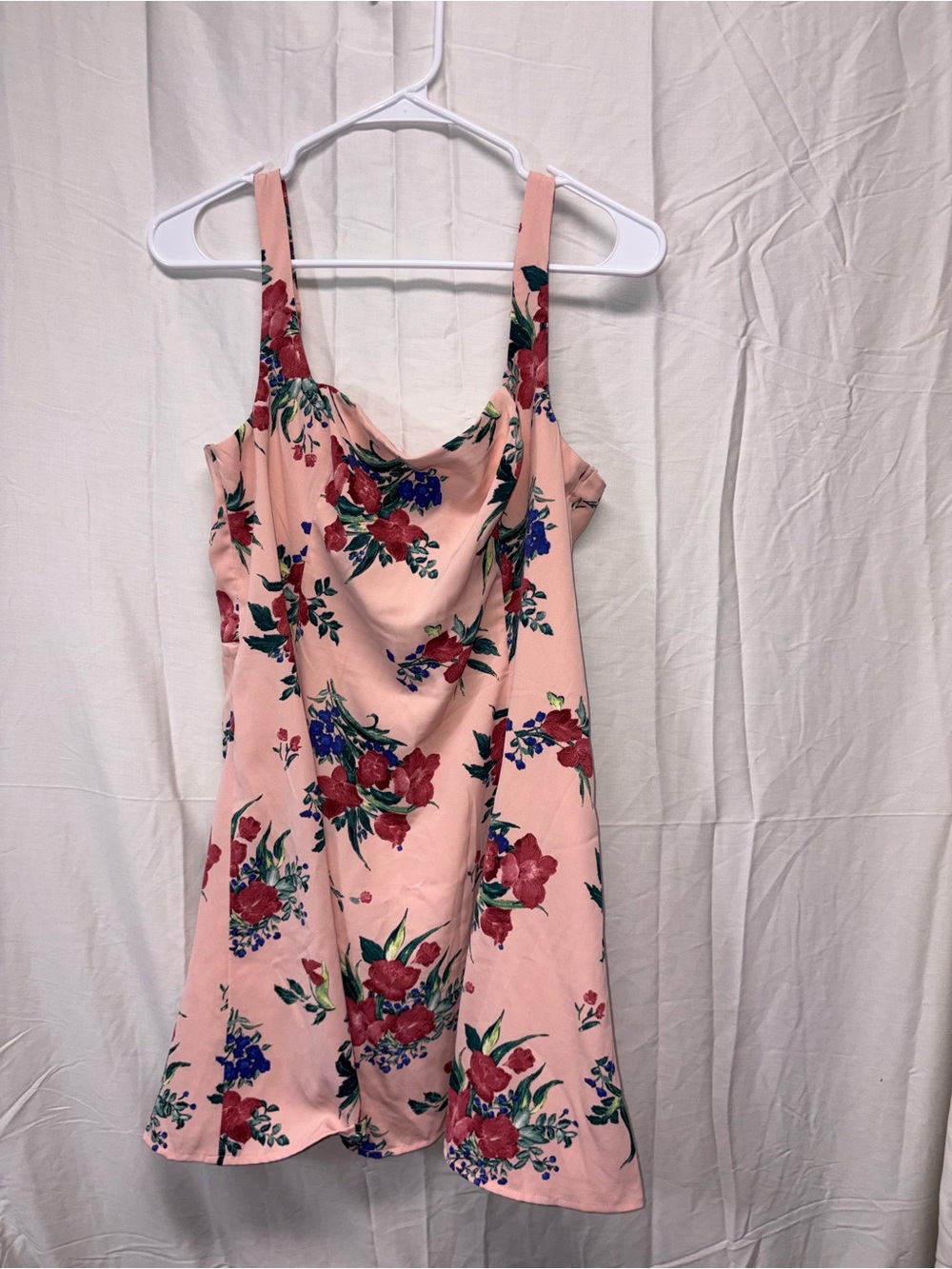 Abercrombie and Fitch Pink Floral Dress Size Large